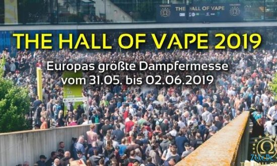 The Hall of Vape 2019 - Europas Dampfermesse